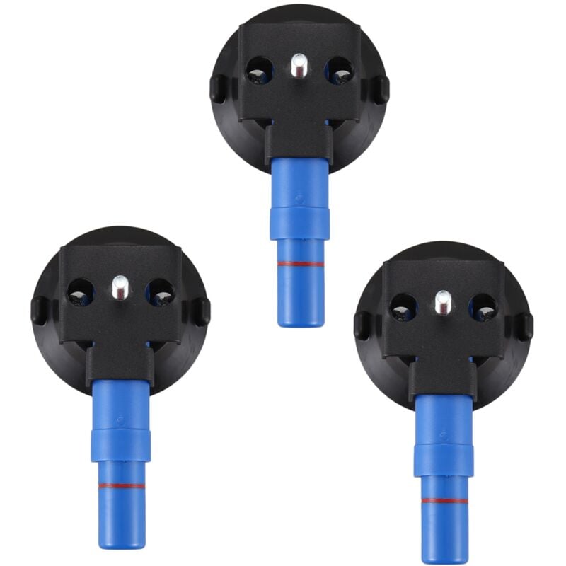 3Stck 3 Konkaver Vakuum Becher 75 mm Hoch Leistungs Hand Pumpen Saug Napf mit M6 Gewinde Bolzen