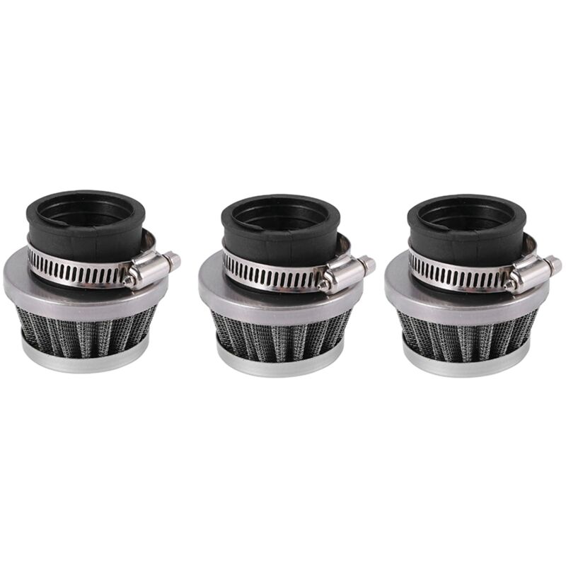 Tlily - 3Stück 35 mm Luftfilterreiniger fuer 110-125CC ATVs Quad Dirt Pit Bike Go Kart