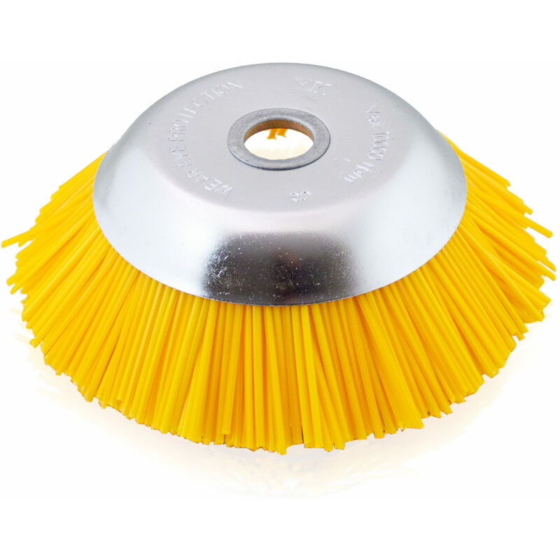 Nylon Unkrautbürste Topfbürste Wildkrautbürste Mähkopf Motorsense Freischneider Trimmer 200mm