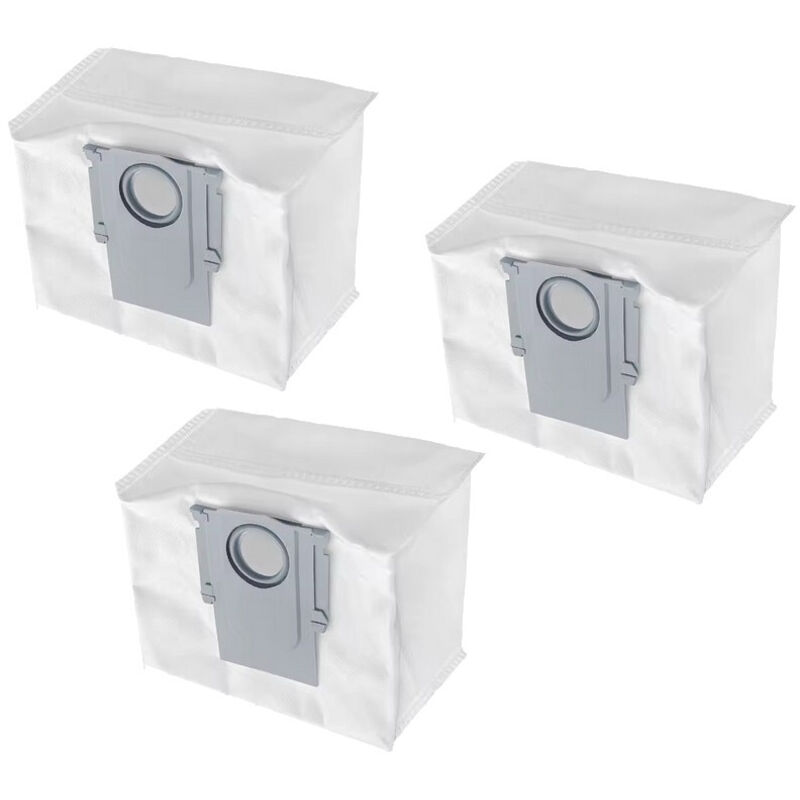 3x Trade-Shop Microvlies Staubsaugerbeutel Saugbeutel für Xiaomi Roborock Q7+, Q7 Max, Q7 Max+, Q5 Pro+, Q5+, Q8 Max+, T8, G10s, G10S Pro Saugroboter