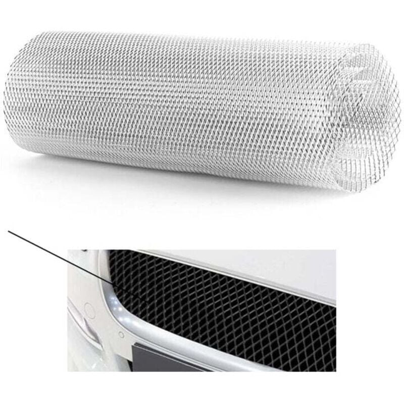 3x6mm Aluminium Legierung Auto Kühlergrill Grill Körper Stoßstange Rhombischen Grill Universal