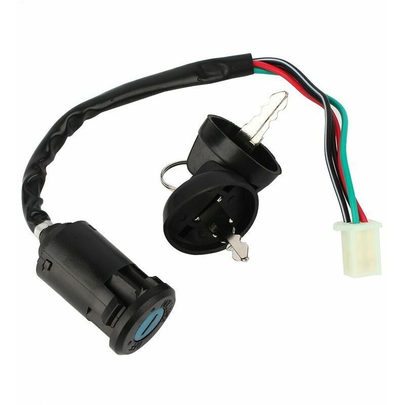 4-adriger Stecker-Zündschlüsselschalter 50 90 110 125CC chinesisches ATV Go Kart TAOTAO Dirt Bike für chinesische Quad-Bike-Schlüsselschalter, 90