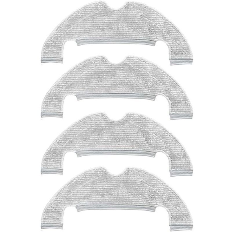 4 Ersatzreinigungstücher für Dreame D10 Plus / Z10 Pro / D9 Plus / L10 Plus / D10s Plus Saugroboter-Zubehör - Mikrofasertücher