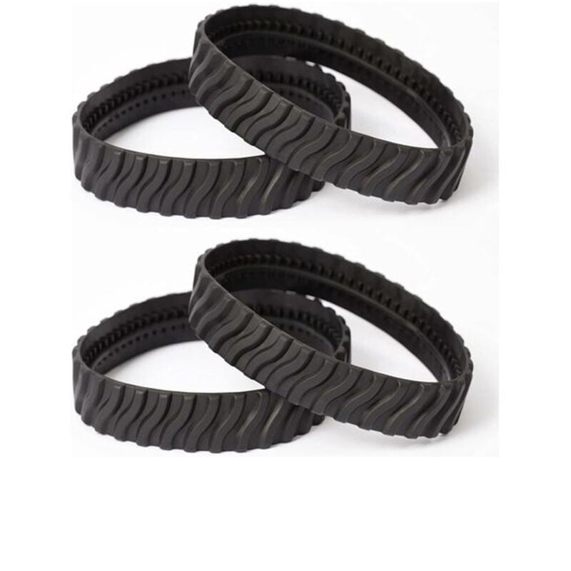 4 anpassbare Raupenketten für Zodiac MX6, MX8 und MX9 Reifen, Baracuda Poolroboter R0526100 – verschiedene Modelle