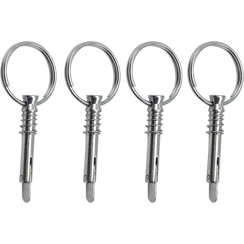 4 Stück Bimini-Top-Stifte, Schnellverschlussstifte aus Edelstahl 316 für Schiffszubehör
