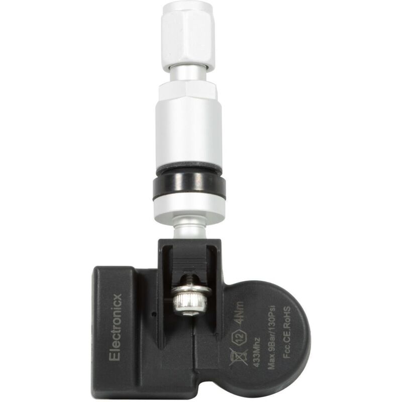 4 Reifendrucksensoren RDKS Sensoren Metallventil Silber für Opel/Vauxhall Zafira C P12 06.2014-12.2019
