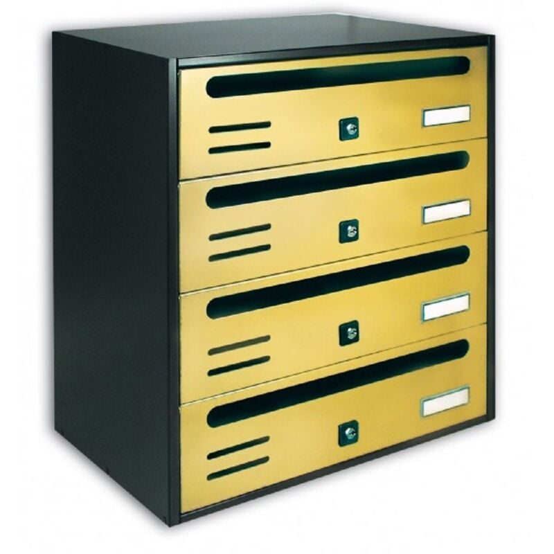 Alubox - postfach mod.cubo horizontal 4-SITZER eigentumswohnung