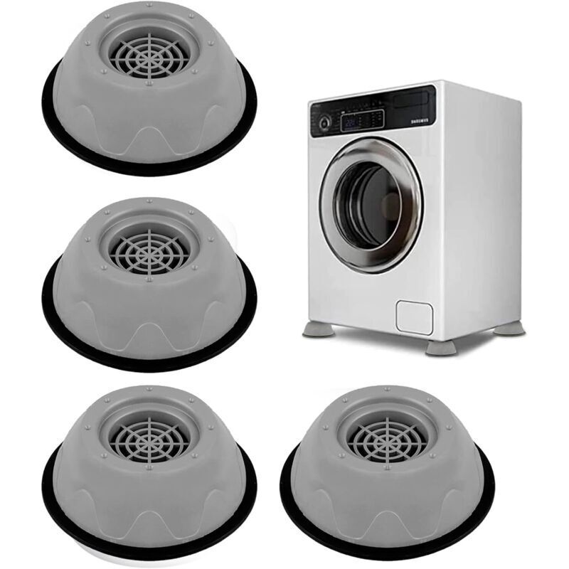 4 Stück Antivibrationspads für Waschmaschinen, Antivibrationspads für Waschmaschinen zur Geräuschreduzierung, Antivibrationsmatten für Waschmaschinen