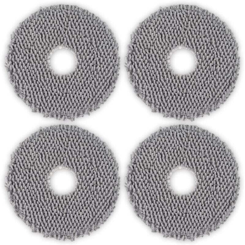 (4 Stück) Ersatz-Wischmopppads für Plus 505 Combo, kompatibel mit den Wischrobotern Plus 505 Combo und Plus 405 Combo, XU, Wischzubehör - KZQ