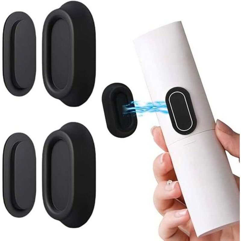 Gabrielle - 4 Stück Fernbedienungs-Wandhalterung, Wandhalterung Fernbedienungshalter, TV-Fernbedienungshalter, für Fernbedienungen, Ladebuchsen,