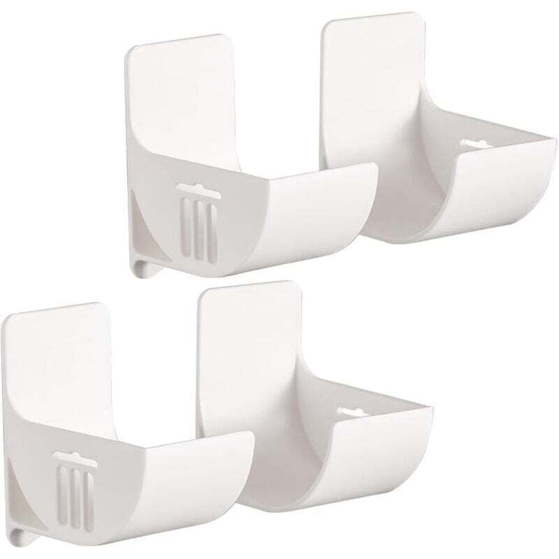 4 Stück Müllsackhalter, Lagerregal, platzsparend, wiederverwendbarer Müllsackrollenhalter für Regenschirm-Nudelholz