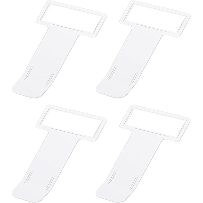 4 Stück Ticket Halterung Auto, Transparente Auto Halter Clip, Parkscheinhalter Clip, Parkausweishalter, Parkscheinhalter Windschutzscheibe,