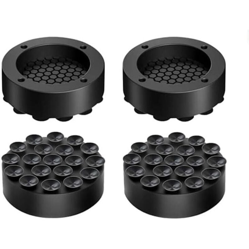 Bluedeer - 4 Stück Vibrationsdämpfer, Schwingungsdämpfer Waschmaschine Universal, antirutschmatte waschmaschine,Antivibrationsmatte Waschmaschine