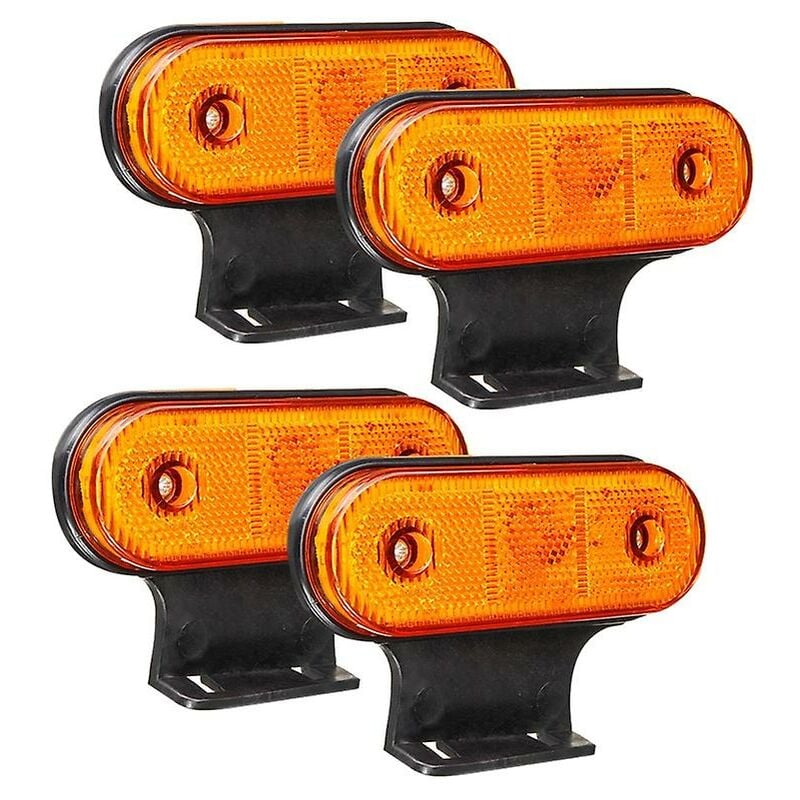 Woosien - 4 stücke 12 v 24 v 20 Led Auto Lkw Seite Marker Licht Hinten Rücklicht Zubehör Für Rv Anhänger lkw Pi
