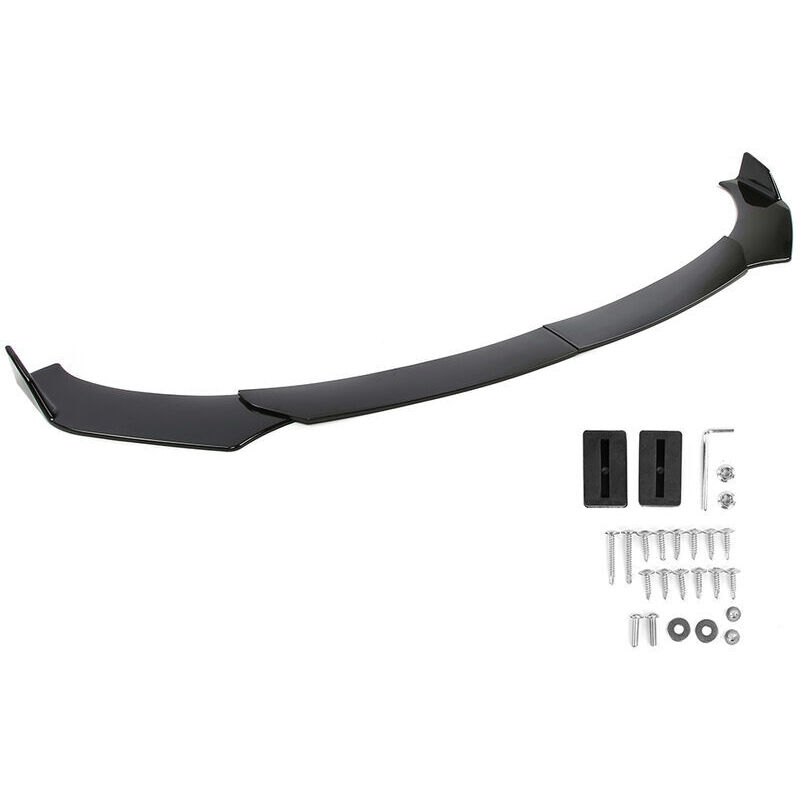 4-teiliger Frontstoßstangen-Lippensplitter, Karosserieschutz, universelles Auto-Tuning-Zubehör