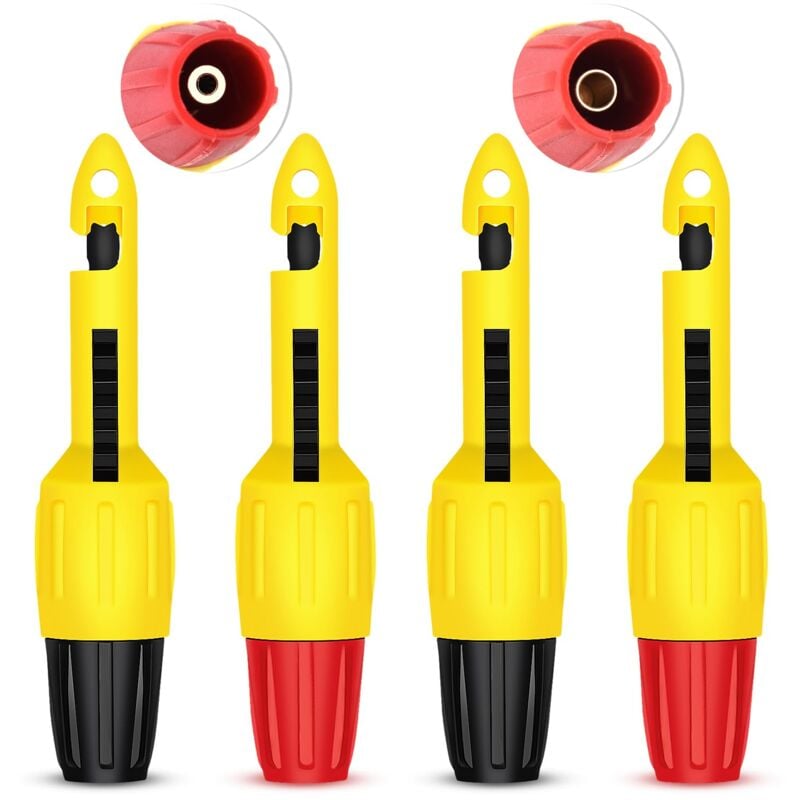 Dolaso - 4-teiliges Draht-Piercing-Sonden-Isolations-Piercing-Clip-Set Draht-Piercing-Werkzeug zum Testen von Multimeter-Spannungsthermometern und