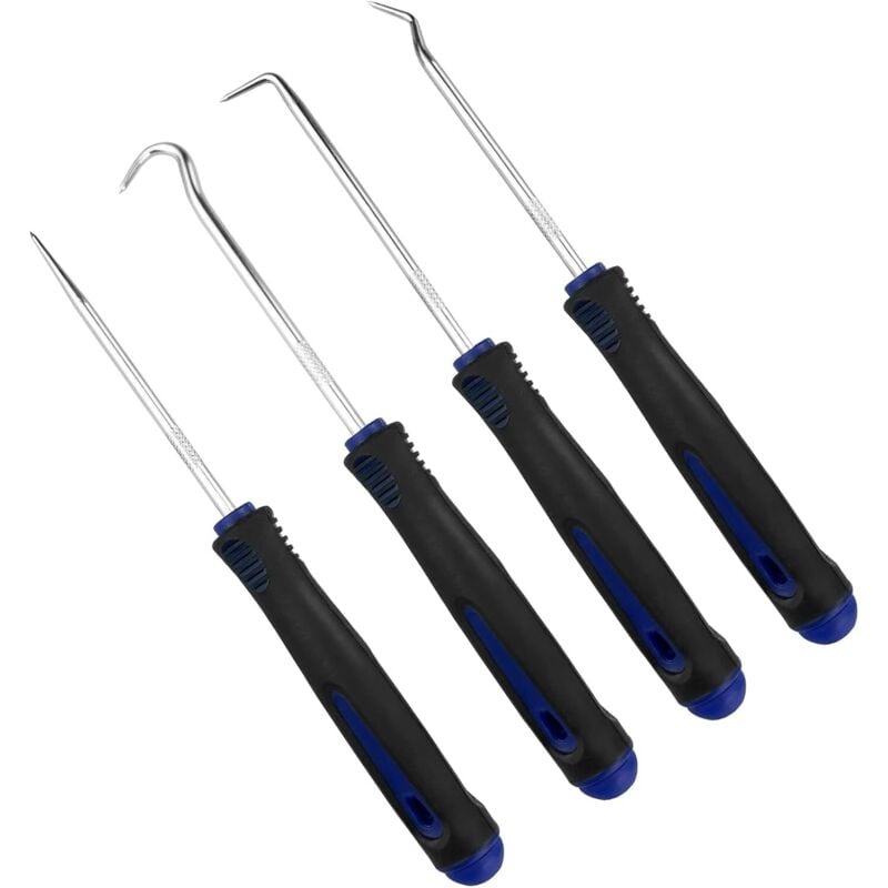 4-teiliges Hakenset, Feinmechaniker-Werkzeug und Schraubendreher, Werkzeug zum Entfernen von Türverkleidungen, Dichtungsabzieher, Werkzeug zum