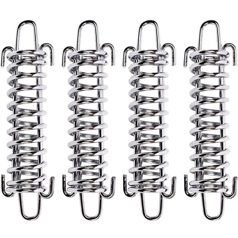 4-teiliges Markisen-Befestigungsset, Zugfeder, Legierungsfeder, Markisenfederschnalle, robustes Sonnensegel-Befestigungsset,