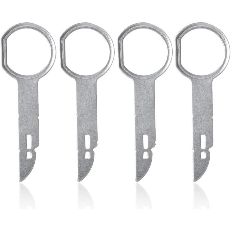 4-teiliges Werkzeugset zum Ausbau von Autoradio-Adaptern, geeignet für universelle Autoradio-Verkleidungen und Adapter für DVD-Navigationsradios