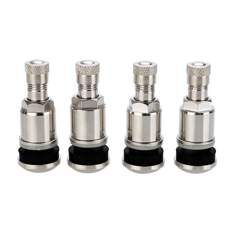 X 45 mm silberne Stahlventile für schlauchlose Autoreifen