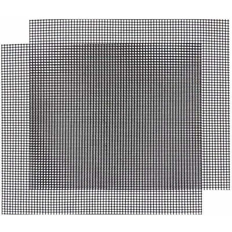 SNQ - 40 30 cm schneidbarer BBQ-Grill, 2-teilige wiederverwendbare Backmatte, Antihaft-Grill für Joghurtbereiter, Multi-Delights BBQ-Kochen