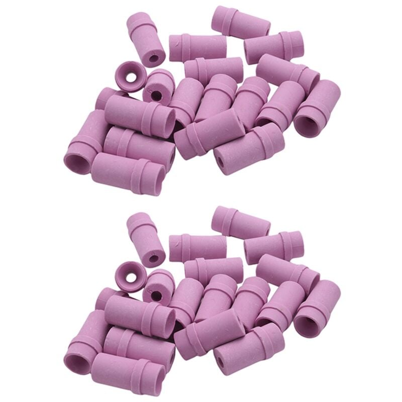 40 Stück Keramik Sandstrahl Düse Luft Siphon Sand Strahl Werkzeuge Sandstrahl Teile Keramik Düse (6mm)