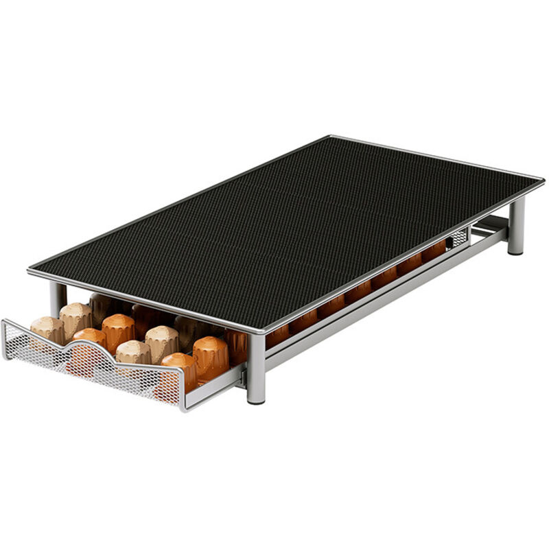 Gabrielle - 40-teilige Kaffeekapselschubladen, moderner Spenderkapsel-Aufbewahrungshalter für Kaffeemaschinen mit Pod-Organizer