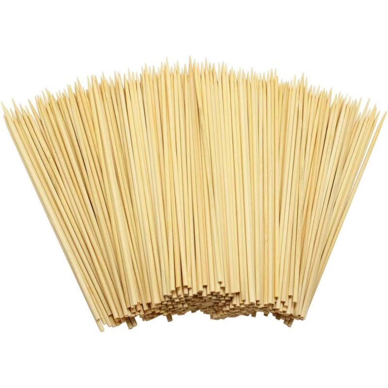 400 hölzerne Bambusspieße für bbq, Obst, Schokolade, Fondue, Brunnen, 15 cm