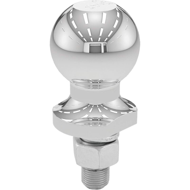 40098 Chrom-Anhängerkupplungskugel für ATV, UTV, Rasentraktor, 2 Pfund, 2 Zoll Durchmesser, 5/8 Zoll x 1 3/4 Zoll Schaft