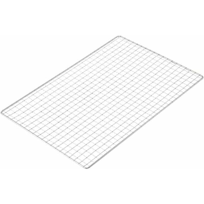 XVX - 40x25 cm bbq Grill Edelstahl Outdoor Grill Kochen Grill Zubehör