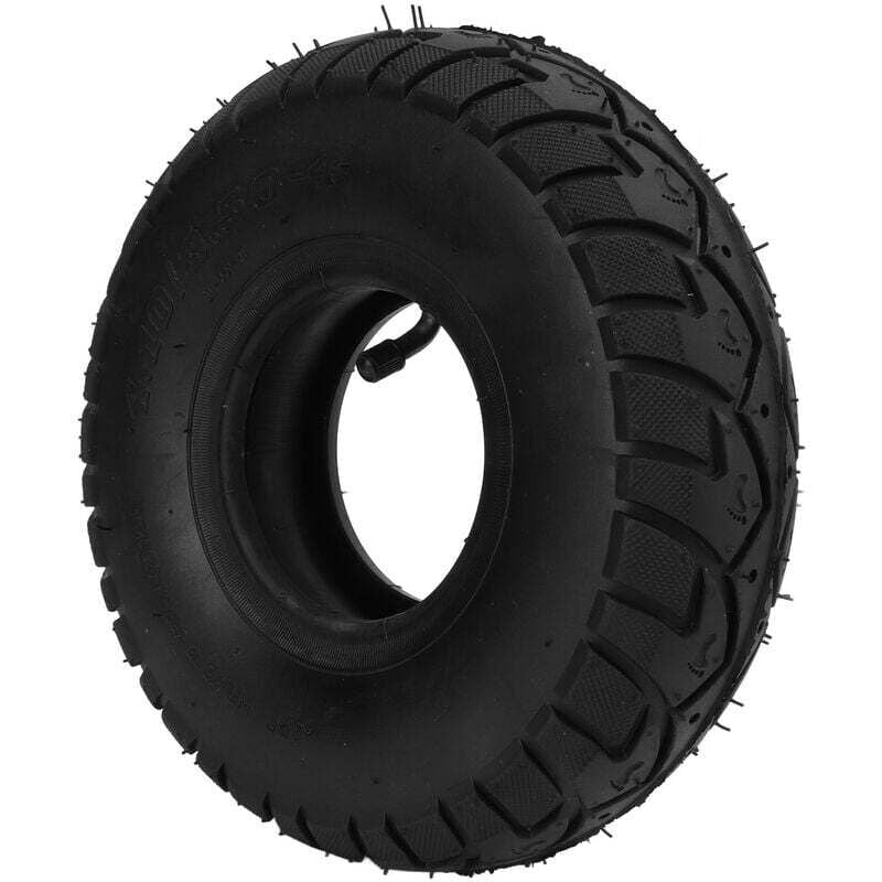 4.10/3.50-4 Innen-Außenreifen, 10 Zoll Butylkautschukreifen und -schläuche, Reifen und Schlauch, Reifen und Schlauch mit gebogenem Ventil für