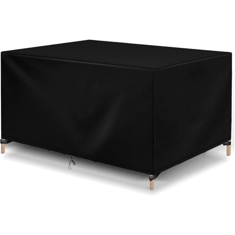 420D Oxford-Gartenmöbel-Abdeckung, winddicht, staubdicht, UV-beständig, langlebig, wasserdichte Gartenmöbel-Abdeckung – 200 x 140 x 70 cm