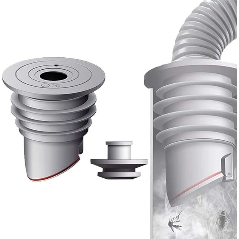 45-50mm Waschmaschinen Rohrdichtung Grau Waschmaschinen-Ablaufschlauchdichtung, Washing Machine Drain Hose Seal, Waschmaschine Abfluss Dichtung