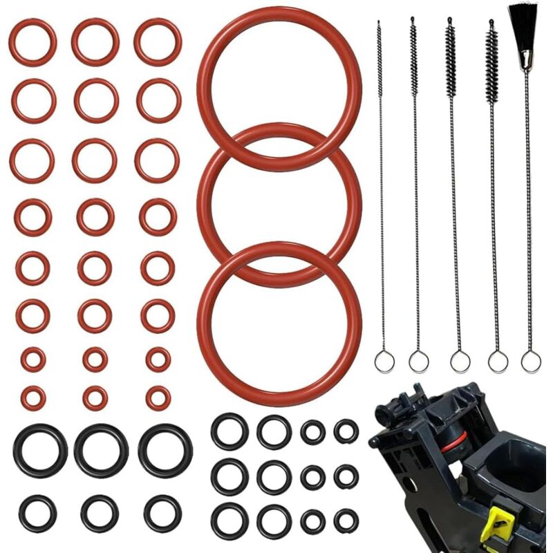 45 Stück Dichtungsringe, Ersatz-O-Ringe für Kaffeevollautomat Einheit / Brüheinheit, hochwertiges Zubehör