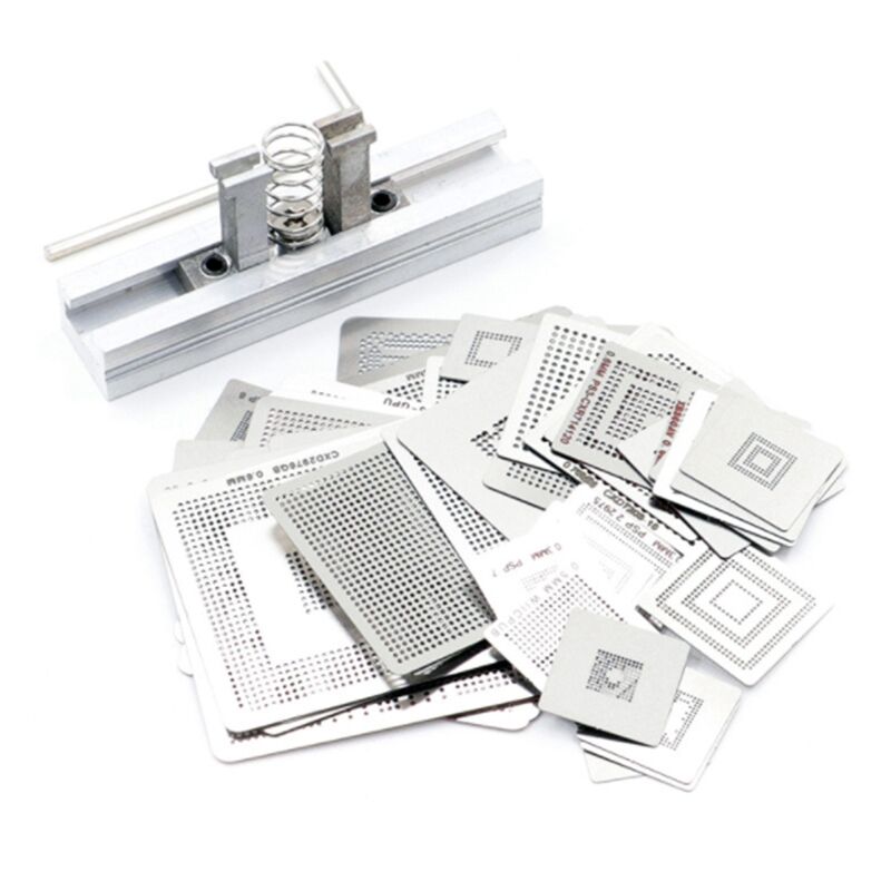 47 StüCk / Set Spiel Konsolen Direkt Heizung bga Schablone + Jig Reball Kit für 360CPU -cpu gpu CXD2949CGB