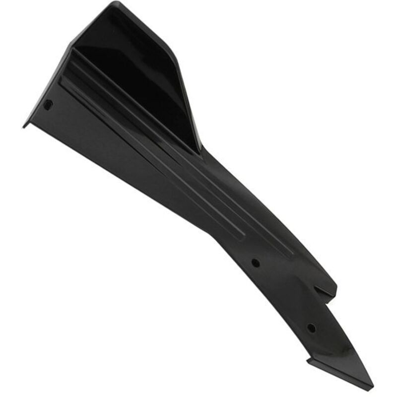 48cm Heckstoßstangenschutz Canards Splitter Seitenschwellerschutz Body Kits Abdeckung Aufkleber Auto-Tuning-Zubehör Schwarz