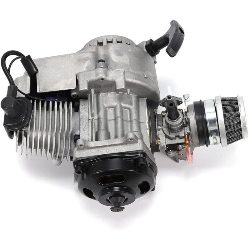 Gojoy - 49CC 2-Takt Mini Dirt Bike Elektrostarter Motor Aluminiumlegierung Pocket atv Roller for Pocket Bike, Mini Dirt Bike