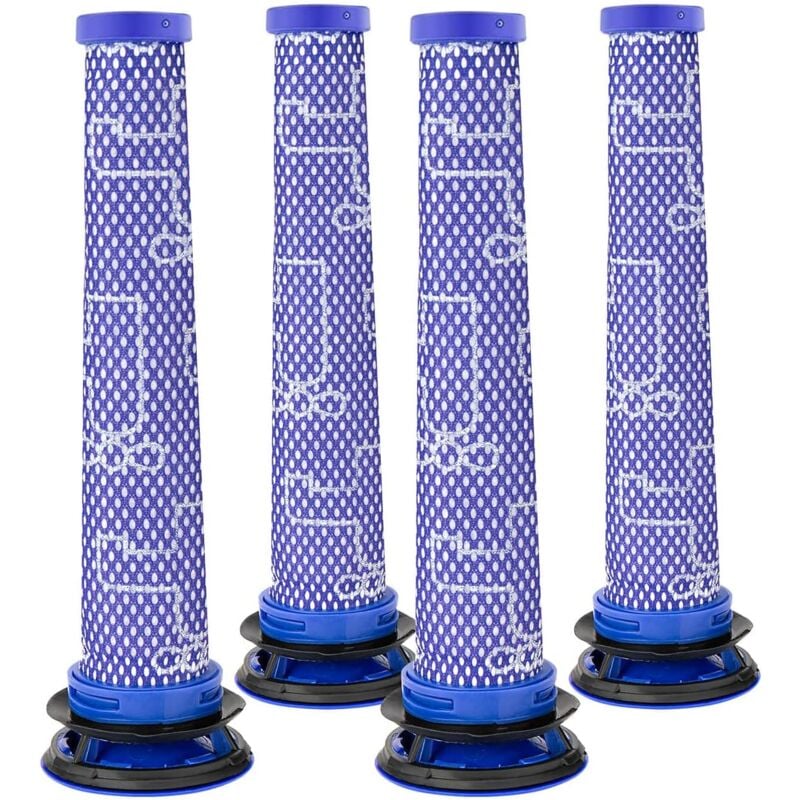4er-Pack Filter, kompatibel mit Dyson V6-Filtern, Ersatz-V8-Filter für Dyson V7 V8 V6 SV09 DC58 DC59 DC61 DC62 Animal Staubsauger