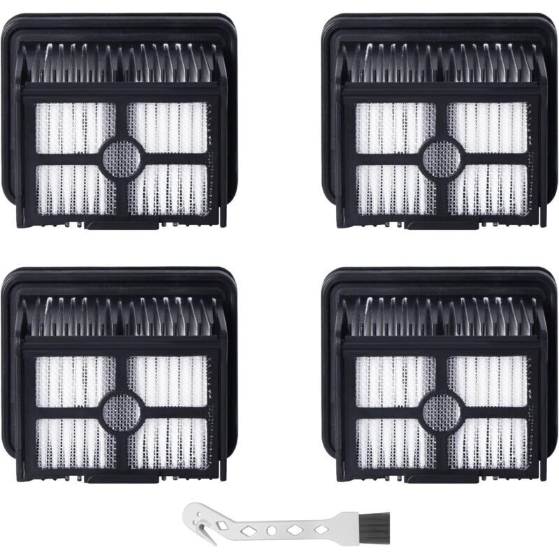 4er-Pack HEPA-Filter für Dreame H12 Pro/H12 Pro FlexReach/H12 Dual/H12 Pro Ultra/H13 Pro/H15 Pro/H15 Pro Heat/H15 Mix/Mova M10 Nass- und Trockensauger