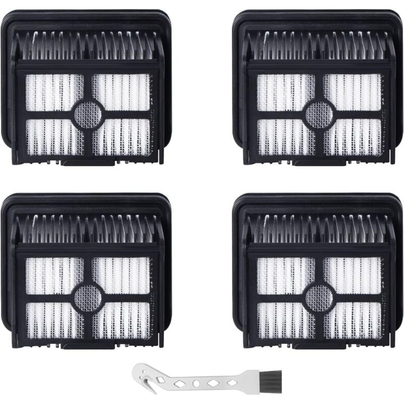 4er-Pack HEPA-Filter für Dreame H12 Pro/H12 Pro FlexReach/H12 Dual/H12 Pro Ultra/H13 Pro/H15 Pro/H15 Pro Heat/Mova M10 Nass- und Trockensauger