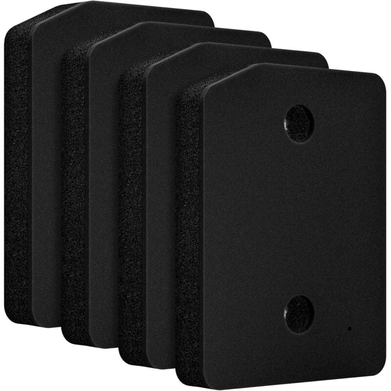 4er Pack kompatible Wäschetrocknerfilter für Miele T1 Serie 9164761, Ersatzteil für Miele T1 Wäschetrockner, Fein/Grob 207 x 157 x 30 mm,