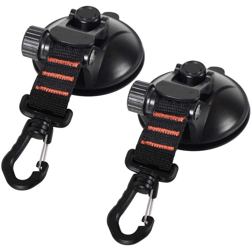 4er-Pack Saugnapf-Anker mit Saugnapf-Halterung für Auto-Campingplane, Multifunktions-Saugnapf-Zubehör für Zelte als Auto-Seitenmarkise
