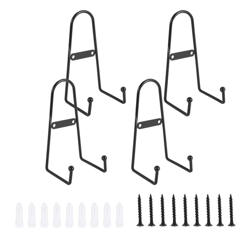 4er-Pack Wandhalterungsplatten-Displayständer, mittelgroßer Flaschenhalterständer