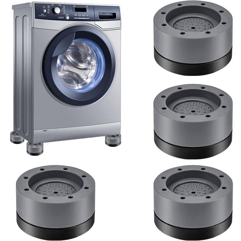 4er-Set Antivibrationsfüße, Waschmaschinen-Antivibrationspads, Waschmaschinen-Stoßdämpfer, Waschmaschinen-Fußpads für Waschmaschinen, Trockner und