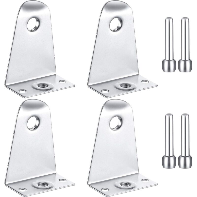 4er Set Positionierhaken aus Metall für Jalousien, Befestigungshaken für Jalousien, Gardinenzubehör