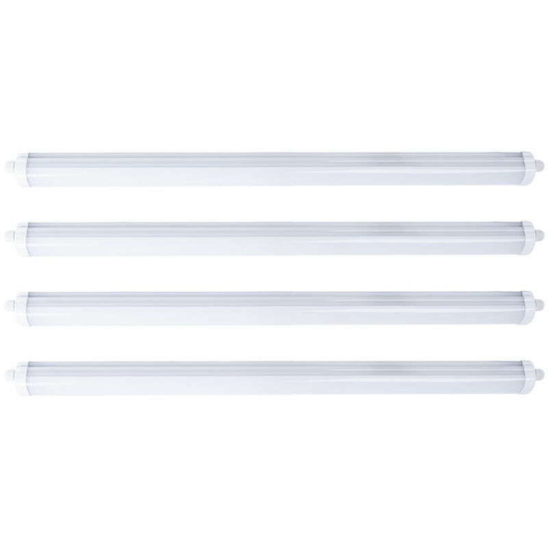 4er Set 36 Watt smd led Wannen Röhren Leuchte Werkstatt Tageslicht Strahler Decken Lampe 4320 Lumen