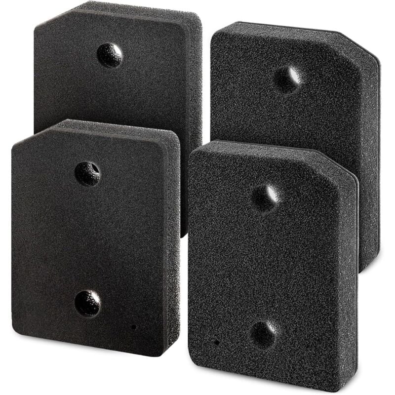 4er Set Trocknerfilter für Miele T1 9164761 Miele Trockner Ersatzteil 207 x 157 x 30 mm Fein- und Grobschwammfilter Trocknerzubehör
