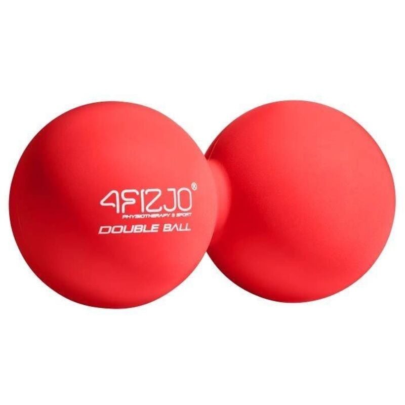 4FIZJO Doppelter Lacrosse-Massageball, Schwarz