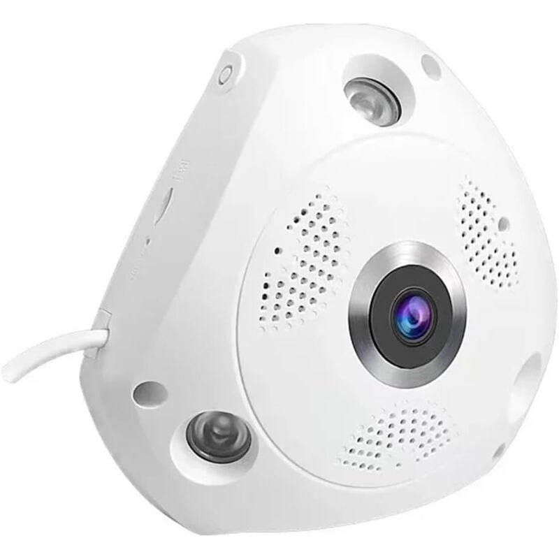 4K 8MP 5MP Fisheye-IP-Kamera 1080P POE Indoor Home Security Panorama 180 360 Grad IP-Dome-CCTV-Kamera Bewegungserkennung (1,7 mm, 4MP POE 48 V)