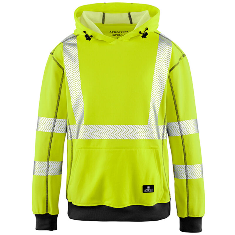 4PROTECT® Warnschutz Hoodie Portland Leuchtgelb M